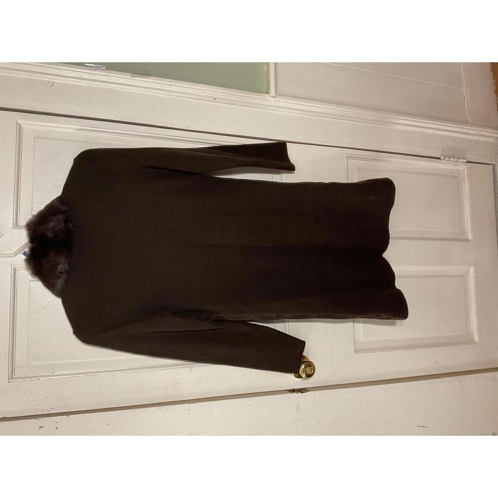 Escapade suede Medium Brown knee length jacket - Picture 3 of 10